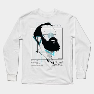 Beard aesthetics version 8 Long Sleeve T-Shirt